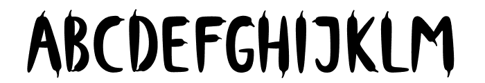 Hot PepperOne Font LOWERCASE