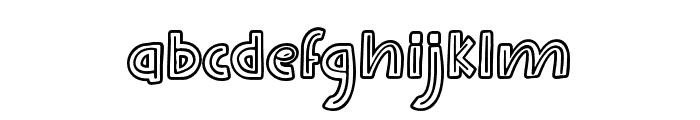 HotRuby-Outline Font LOWERCASE