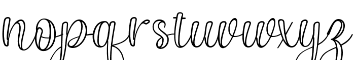 HothenOutline-Regular Font LOWERCASE