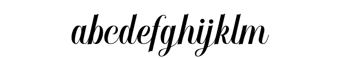 HougbonScript Font LOWERCASE