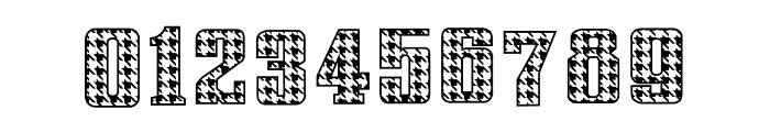 Houndstooth Font OTHER CHARS