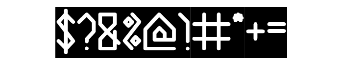 House Builder-Inverse Font OTHER CHARS