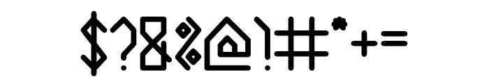 House Builder Font OTHER CHARS