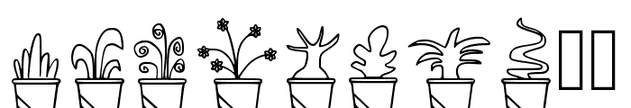 House Plant Regular Font OTHER CHARS