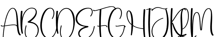 Housetime Font UPPERCASE
