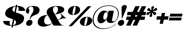 Housten Italic Font OTHER CHARS