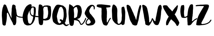 Houster Font UPPERCASE