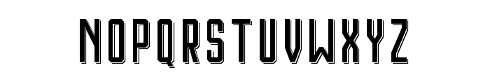 Houston Shadow Font LOWERCASE