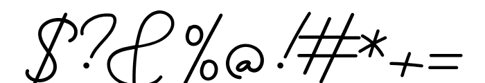 Housttely Signature Font OTHER CHARS