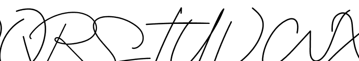 Housttely Signature Font UPPERCASE