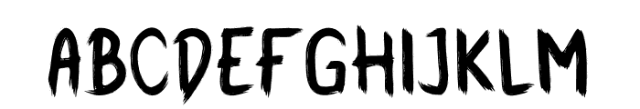 Howling Nightmare Font UPPERCASE