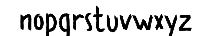 Howling Nightmare Font LOWERCASE