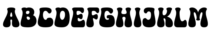 Hubs Groovy Font UPPERCASE