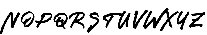 Hubstone-Regular Font UPPERCASE