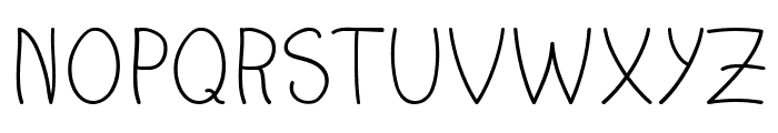 Huddle Doodle Regular Font UPPERCASE