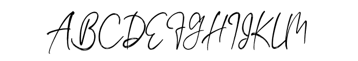 Hudzaifah Signature Font UPPERCASE