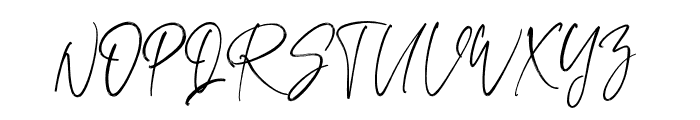 Hudzaifah Signature Font UPPERCASE