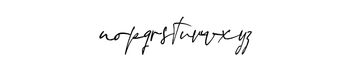 Hudzaifah Signature Font LOWERCASE