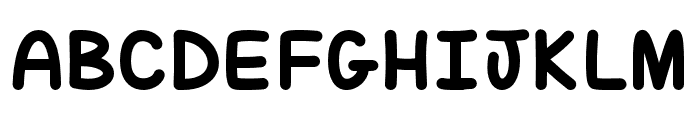 HugMeTight Font UPPERCASE