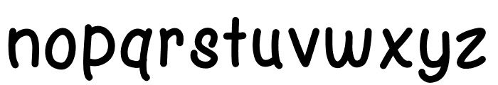 Hughug giggle Font LOWERCASE