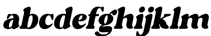Hugme-Italic Font LOWERCASE