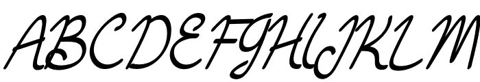 Huichiro Italic Bold Font UPPERCASE