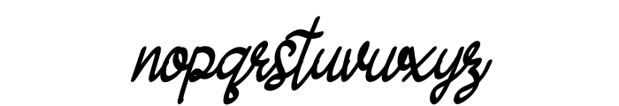 Huichiro Italic Bold Font LOWERCASE