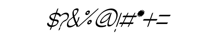 Huichiro Italic Font OTHER CHARS