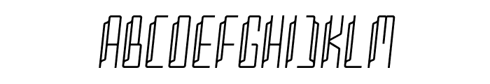 Hulalaby Line Italic Font UPPERCASE
