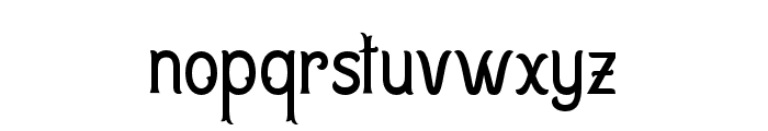 Hullstain-Regular Font LOWERCASE