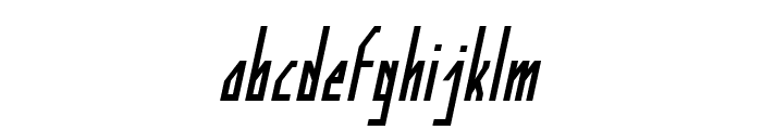 Human Alter Ego Italic Font LOWERCASE