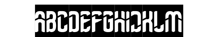 Human Graphic-Inverse Font UPPERCASE