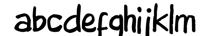 Humania Font LOWERCASE