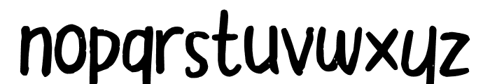 Humania Font LOWERCASE