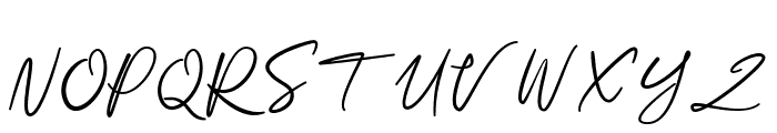Humanist Signature Font UPPERCASE