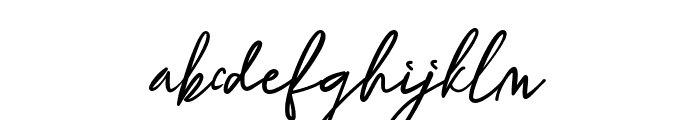 Humanist Signature Font LOWERCASE