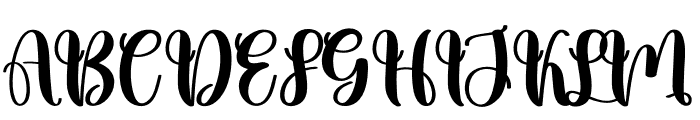 Humble Christmas Font UPPERCASE