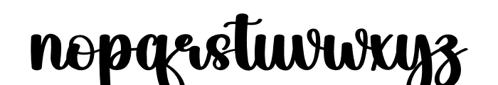 Humble Christmas Font LOWERCASE