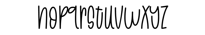 Humbly Font LOWERCASE