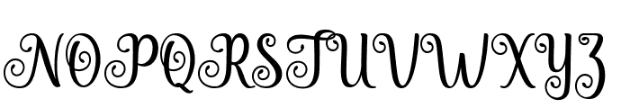 Humility Font UPPERCASE
