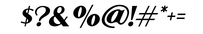 Humion-Italic Font OTHER CHARS