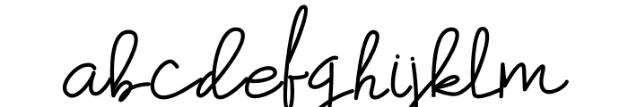 Hummingbird-Regular Font LOWERCASE