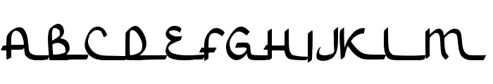 Humna Font UPPERCASE