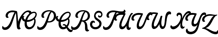 Hundergad-Regular Font UPPERCASE