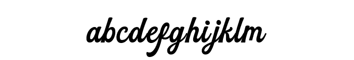Hundergad-Regular Font LOWERCASE