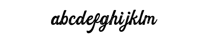 Hundergad-Rough Font LOWERCASE