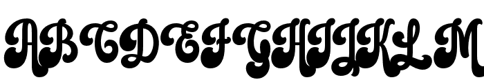 Hunderland-Regular Font UPPERCASE