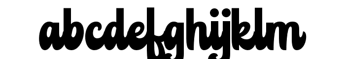 Hunderland-Regular Font LOWERCASE