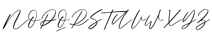 Hundred Signature Font UPPERCASE