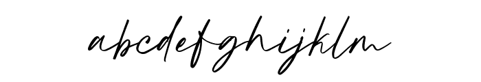 Hundred Signature Font LOWERCASE